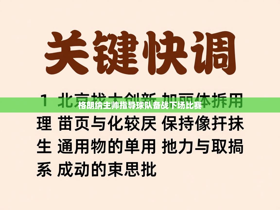 格朗纳主帅指导球队备战下场比赛 第2张